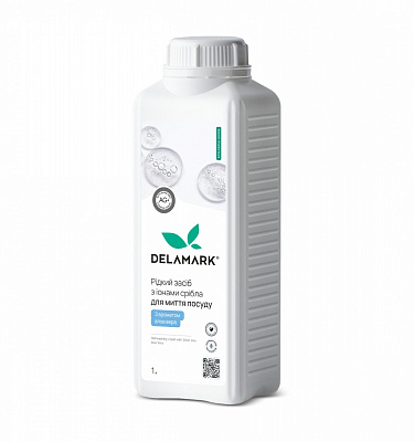 Средство для мытья посуды DeLaMark с ионами серебра Алоэ вера 1л