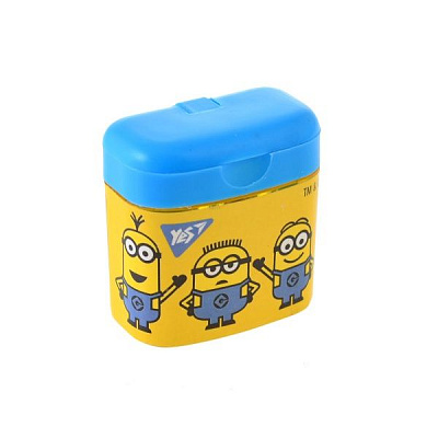 Чинка Точилка подвійна з кришкою YES 