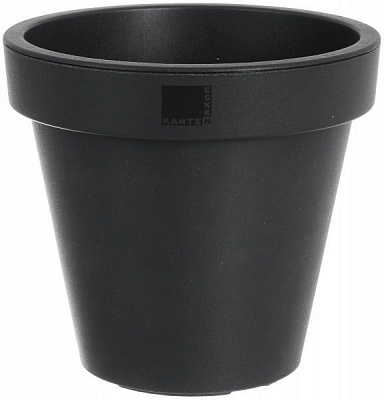Горщик Koopman для квітвів 20х20 см круглий антрацит