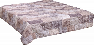 Покривало стьобане 210x240 см Homeline коричневий