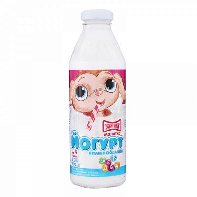Йогурт ТМ Злагода Витаминизированный 3% 
