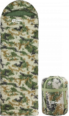 Спальный мешок Fishing ROI туристический Ajax 1500, 210*75см, 0-8°С, Camo