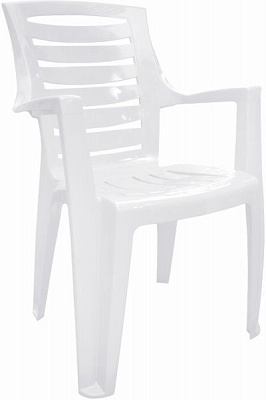 Стул пластиковый Алеана Рекс 87x63x56 см белый 
