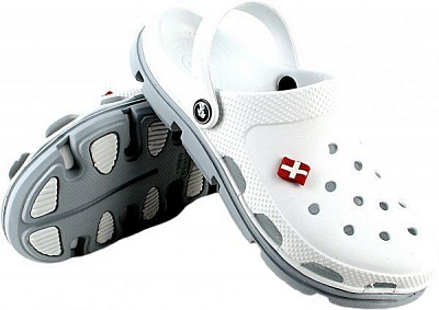 Обувь мужская Jose Amorales сабо р.45 белый с серым