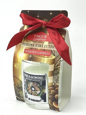 Свеча Verona Collection NY Хвоя-Миндаль арт.219 Pako-If