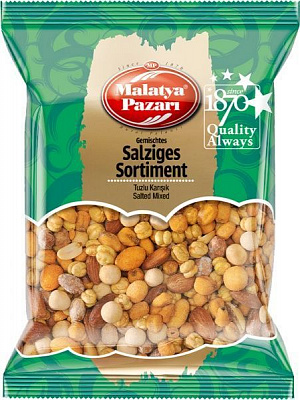 Горіхова суміш Malatya Pazari мікс солоні 200 г (8690985856130)
