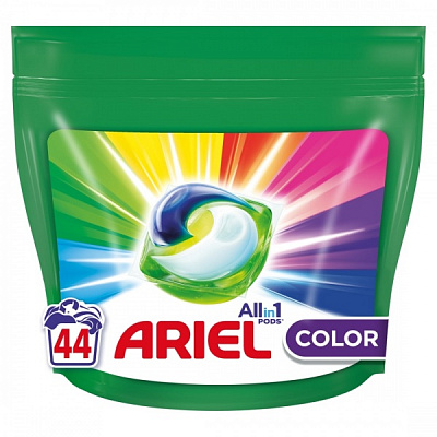 Капсулы для машинной стирки Ariel PODS All-in-1 Color 44 шт. 