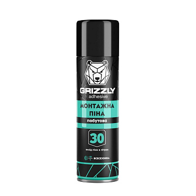 Піна монтажна Grizzly побутова 500 мл