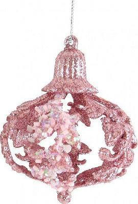 Декорація новорічна Дзиґа із завитків 9 см MC18B-15010-2