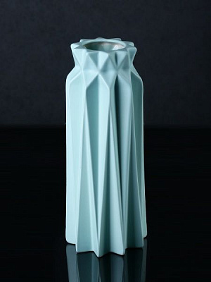 Ваза керамическая мятная Эри 26 см Наша Кераміка