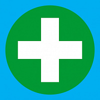 Наліпка Знак пізнавальний Лікар 140 мм