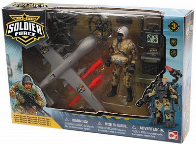 Игровой набор Chap Mei Солдаты Самолет 545005 