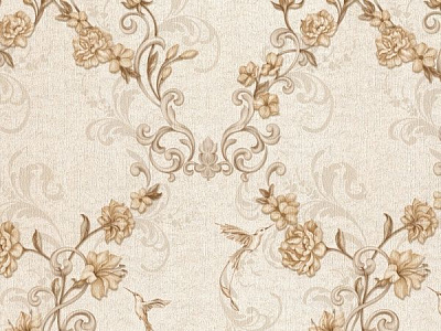 Обои виниловые горячего тиснения Славянские обои Elegance collection Колибри V324-05 1,06x10,05 м 