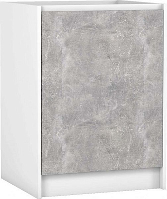 Тумба нижня під мийку МС Ідея Лофт НМУ 60/82/525 універсальна бетон Грейд