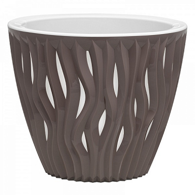 Кашпо Натхнення круглий 3 л мокко (КШ-5419)