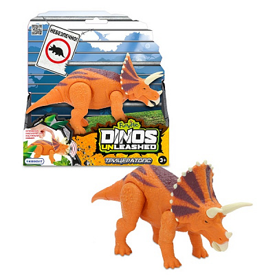 Игрушка интерактивная Dinos Unleashed серии Realistic S2 – Трицератопс 31123V2