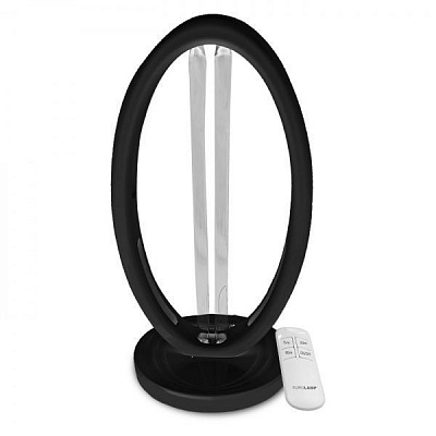 Светильник настольный бактерицидный Eurolamp с озонированием (овал) 38 Вт 2G11 черный 