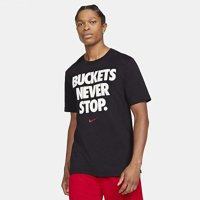 Футболка Nike M NK DRY OC STND VERB SS TEE DB5989-010 S черный
