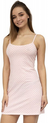 Ночная рубашка Roksana Stars 630/16053 р. XL розовый с белым 