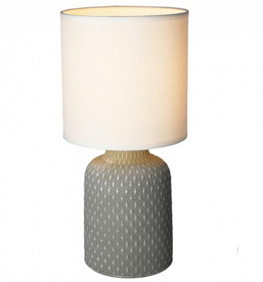 Настольная лампа декоративная Candellux INER 1x40 Вт E14 белый/серый41-79886