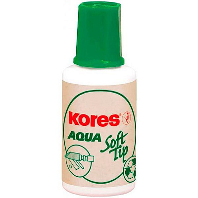 Коректор Kores AQUA SOFT TIP 20 мл м'який тампончик K69461