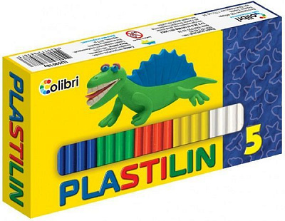 Пластилін 5 кольорів, 90 г Ранок