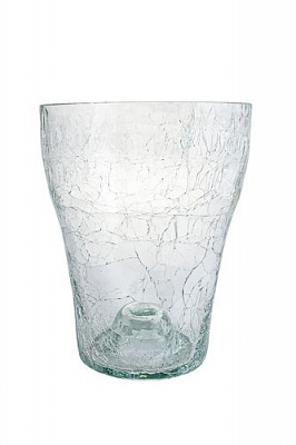 Кашпо для орхидей стеклянное 16,5 см круглый 2 л прозрачный 