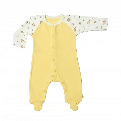 Человечек Lucky tots р.74 желтый 1712 