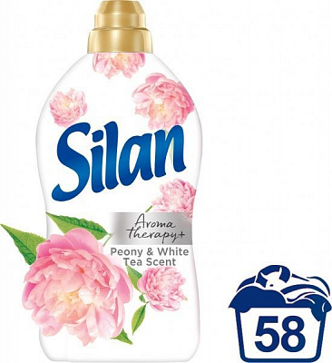 Кондиціонер для білизни Silan Ароматерапія + Півонія і білий чай 1,45 л