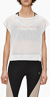 Футболка Calvin Klein Performance CROPPED SHORT SLEEVE T-SHIRT 00GWS0K180-100 S білий