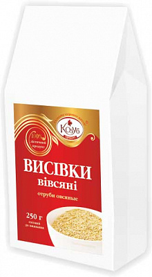 Отруби ТМ Козуб Продукт овсяные 250 г 4820094533248 