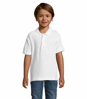 Поло для хлопчиків Sol's Summer II Kids р.104 білий 1134410204A