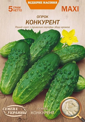 Семена Семена Украины огурец Конкурент 5г