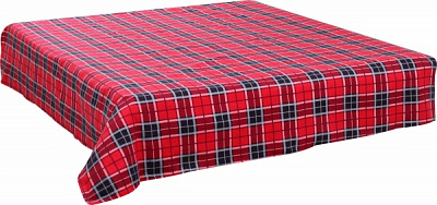 Простынь Клетка 220x240 см красный La Nuit 