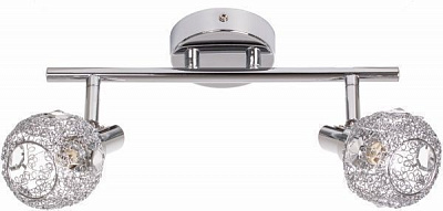 Спот Интеркласс НББ 01-2хХХ-077 2x40 Вт G9 хром 22009-2 