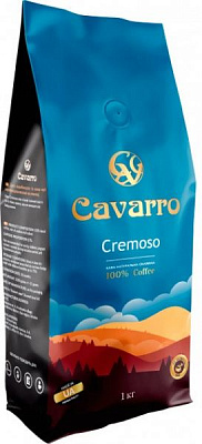 Кофе в зернах CAVARRO СREMOSO 1 кг 