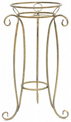 Підставка для рослин Ferrum Decor ST2863 38х35x63 см античне золото