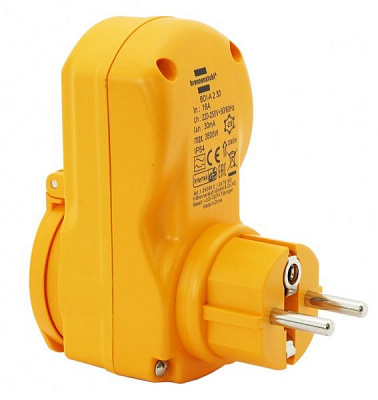 Розетка с устройством защитного отключения Brennenstuhl BDI-A 2 30 IP543500 Вт 16 А