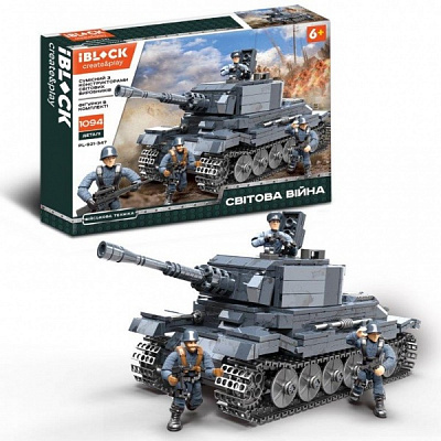 Конструктор Iblock Мировая война 1094 деталей PL-921-347