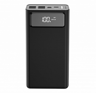 Зовнішній акумулятор (Powerbank) Xo 40000 mAh black (PR124 40000mAh black)