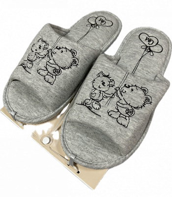 Тапки домашние Gemelli Сюрприз р.38 серый