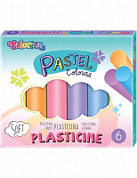Пластилин 6 цветов Pastel 84972PTR Colorino