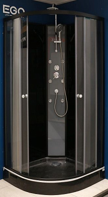 Душевой бокс EGO Pride Black 90x90 См Sc-05