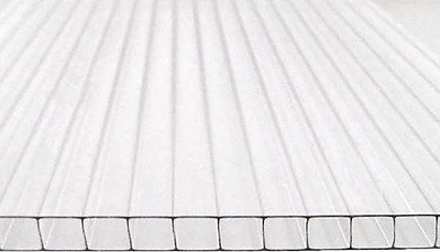 Поликарбонат сотовый Bauglas 1УФ ПК Bauglas ST Longlife 10 мм 3000x1050 мм прозрачный