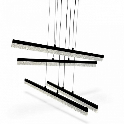 Люстра підвісна LIGHT SET GRIM PL-S 4 чорний