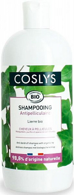 Шампунь COSLYS против перхоти с органическим плющом 500 мл