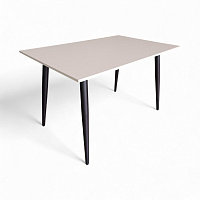Стол обеденный Normal-В 1200x800x750мм кашемир/черный