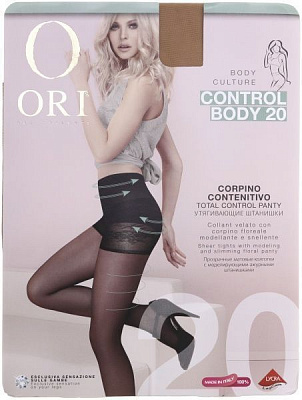 Колготки женские ORI Control Body 20 Den Nature р. 2 нейтральный 1 пар 