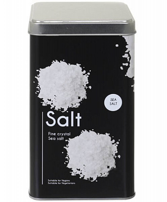 Ємність для зберігання Loft Salt чорна 18,3x10,6x10,6 см Flamberg Premium