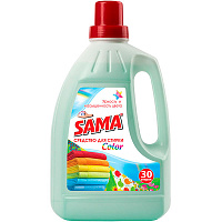 Гель для машинного та ручного прання SAMA Color 1,5 л